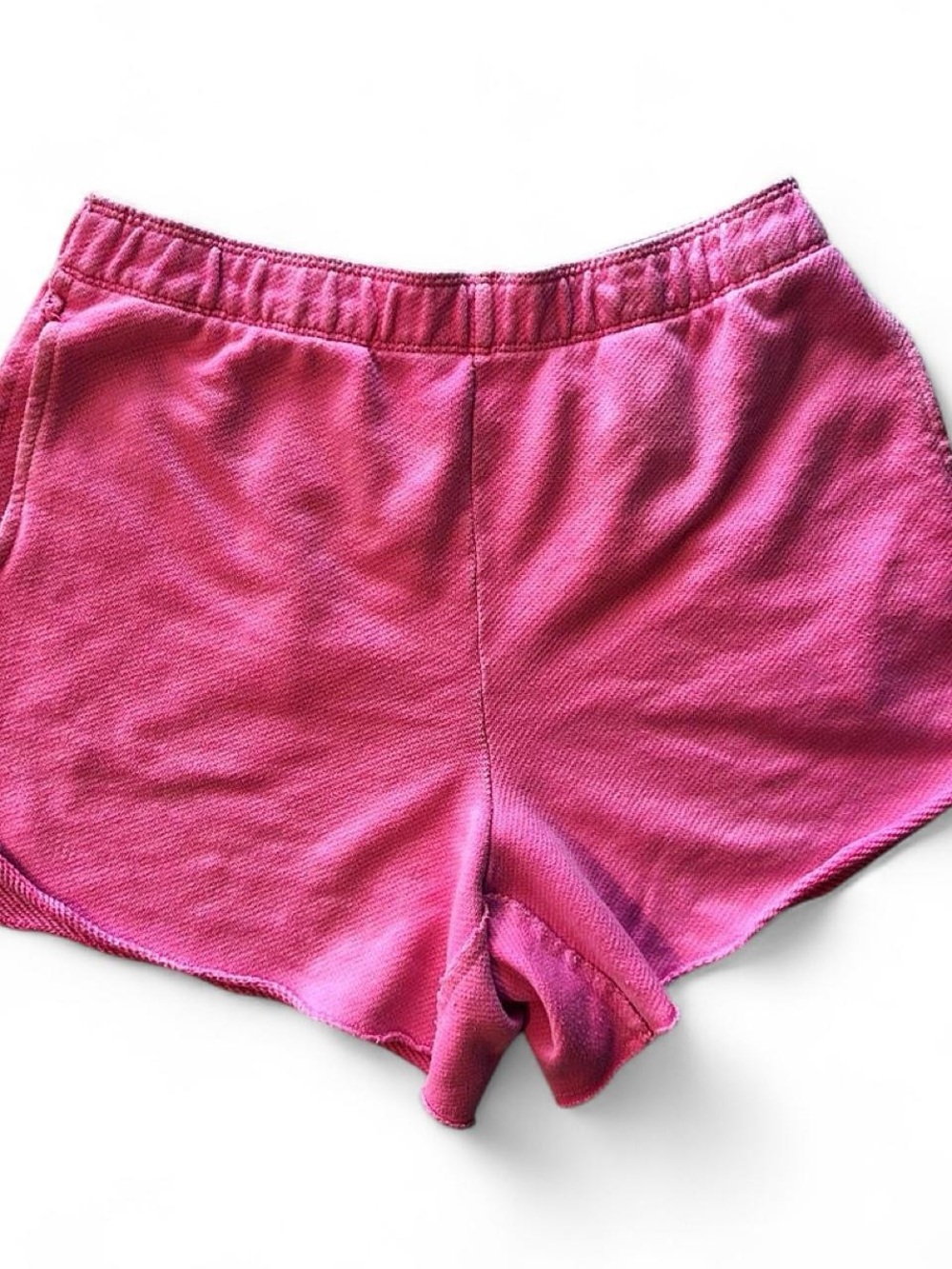 Offline by aerie terry cloth pink sweat shorts size medium